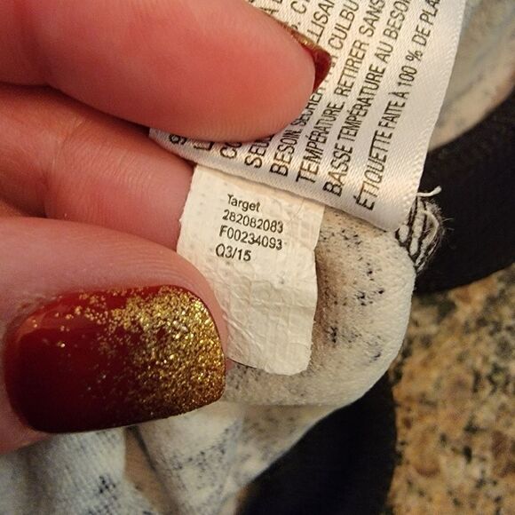 Xhilaration tunic geometric black white size X-Small - Picture 4 of 5